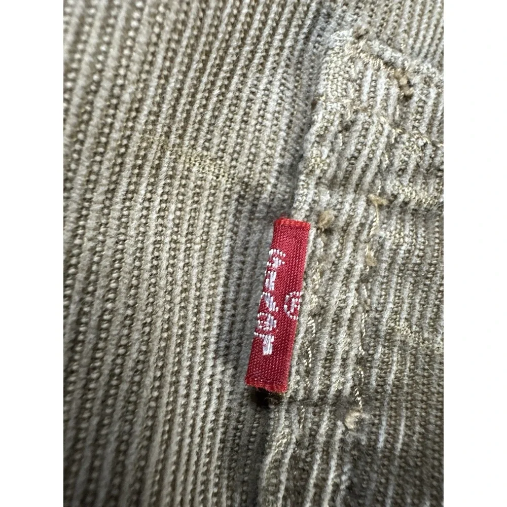 Levi 549 Low Loose Brown Corduroy 38x32 Baggy Skater Grunge Y2K